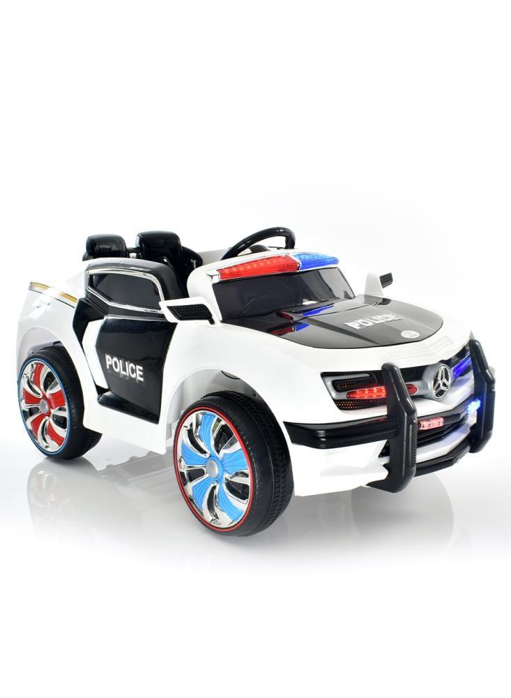 Electric car for children police design