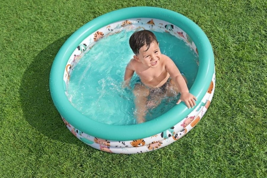 Children's pool with animal drawings 1.52 m × 38 cm. – Bestway Safari Pals Kiddie Pool