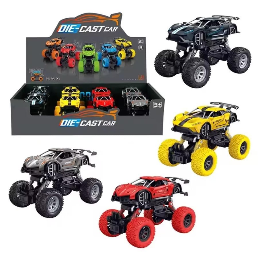 Diecast car game 8 pieces