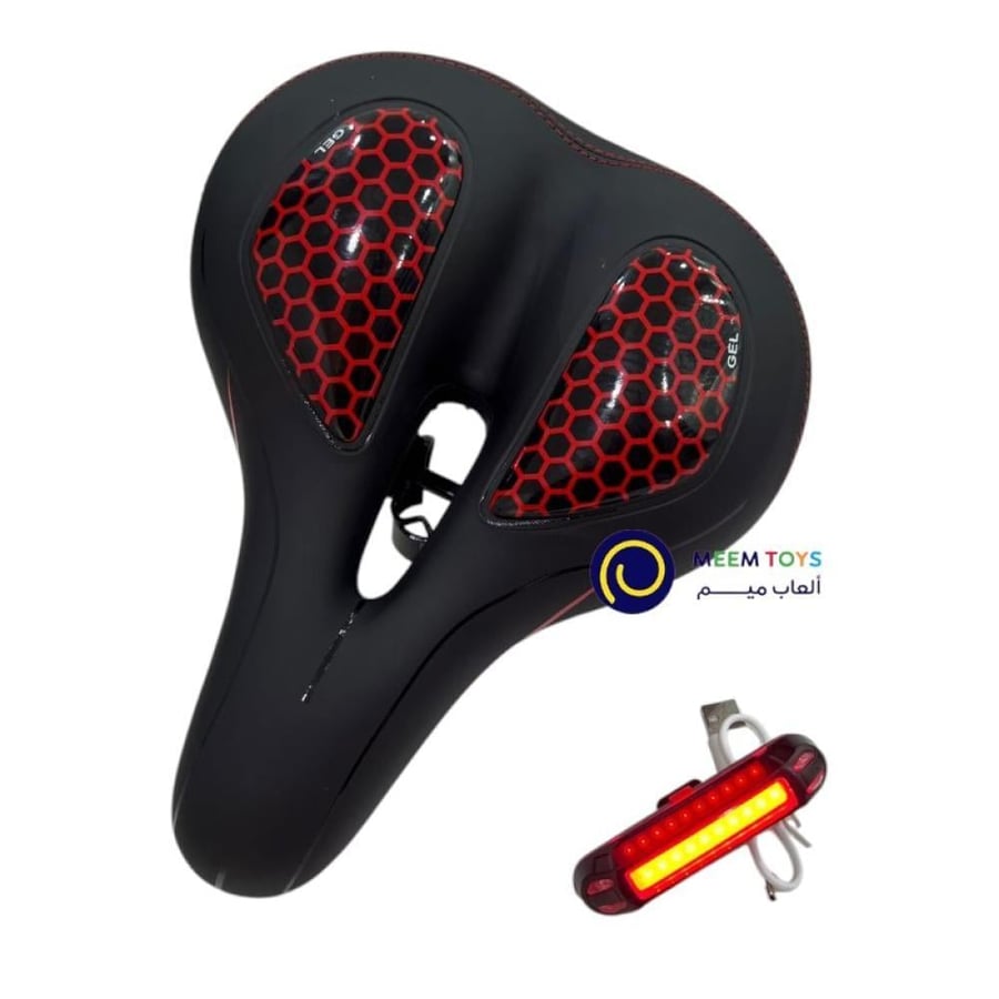 Large size very comfortable gel bicycle seat