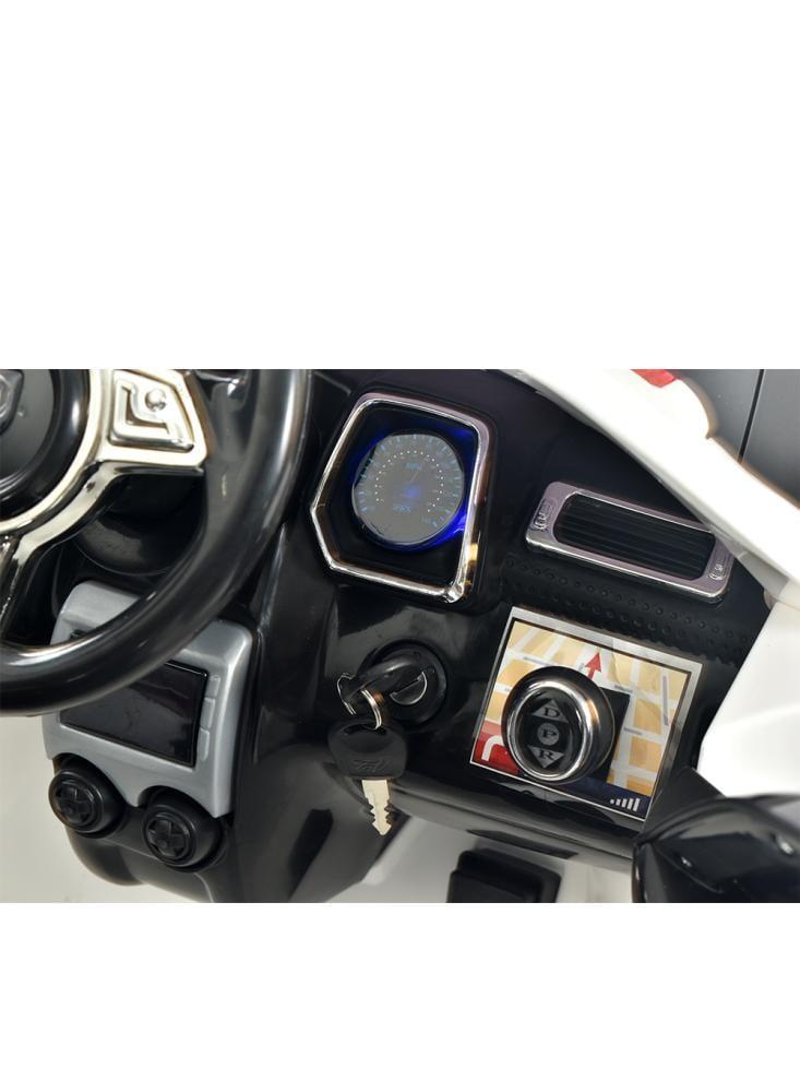 Electric car for children police design
