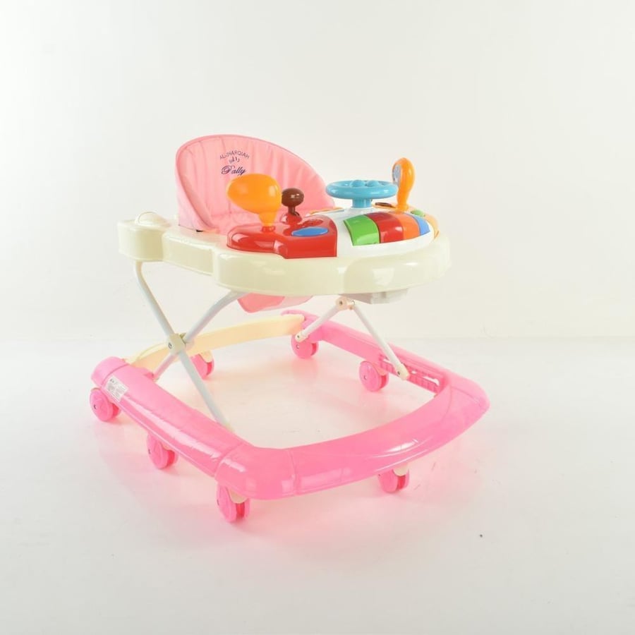 Children's walking toy in pink and white – perfect for your child's first steps