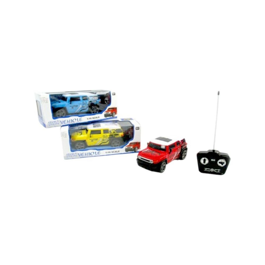 Four-wheel drive "Sport Utility Vehicle" with remote control
