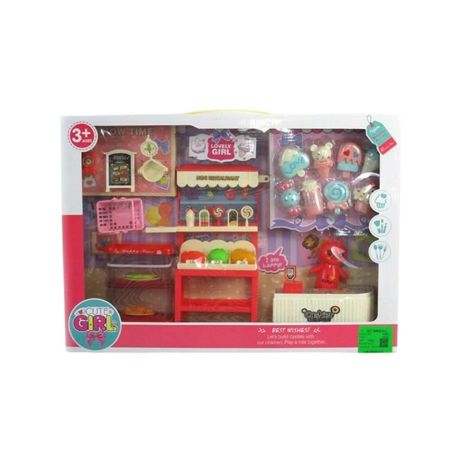 Cute Girl Ice Cream Shop