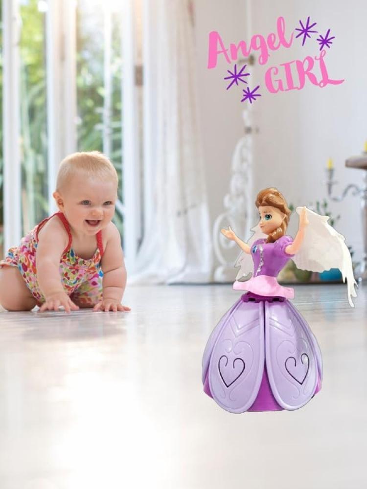 The doll of the girl the angel the dancing