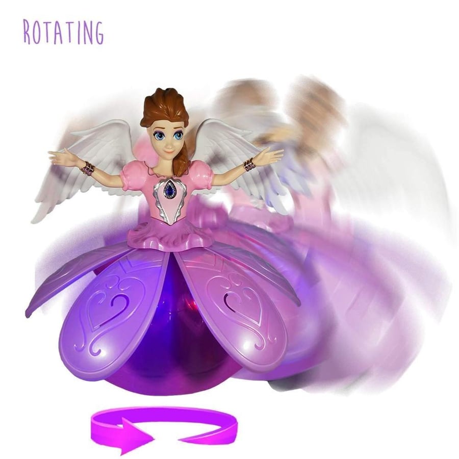 The doll of the girl the angel the dancing