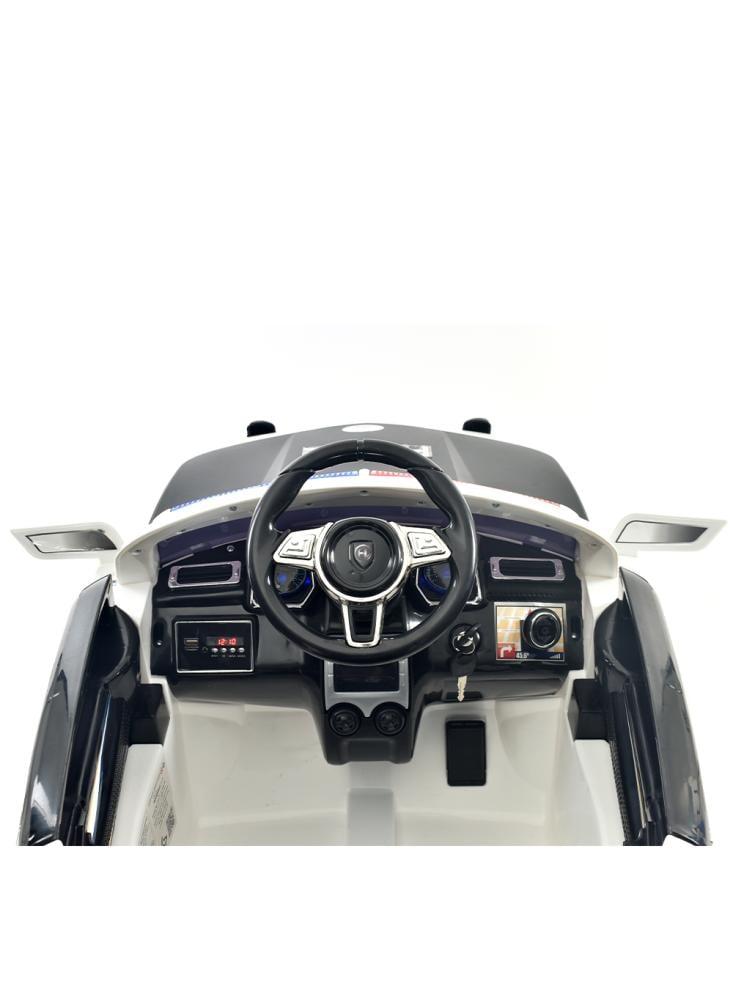 Electric car for children police design