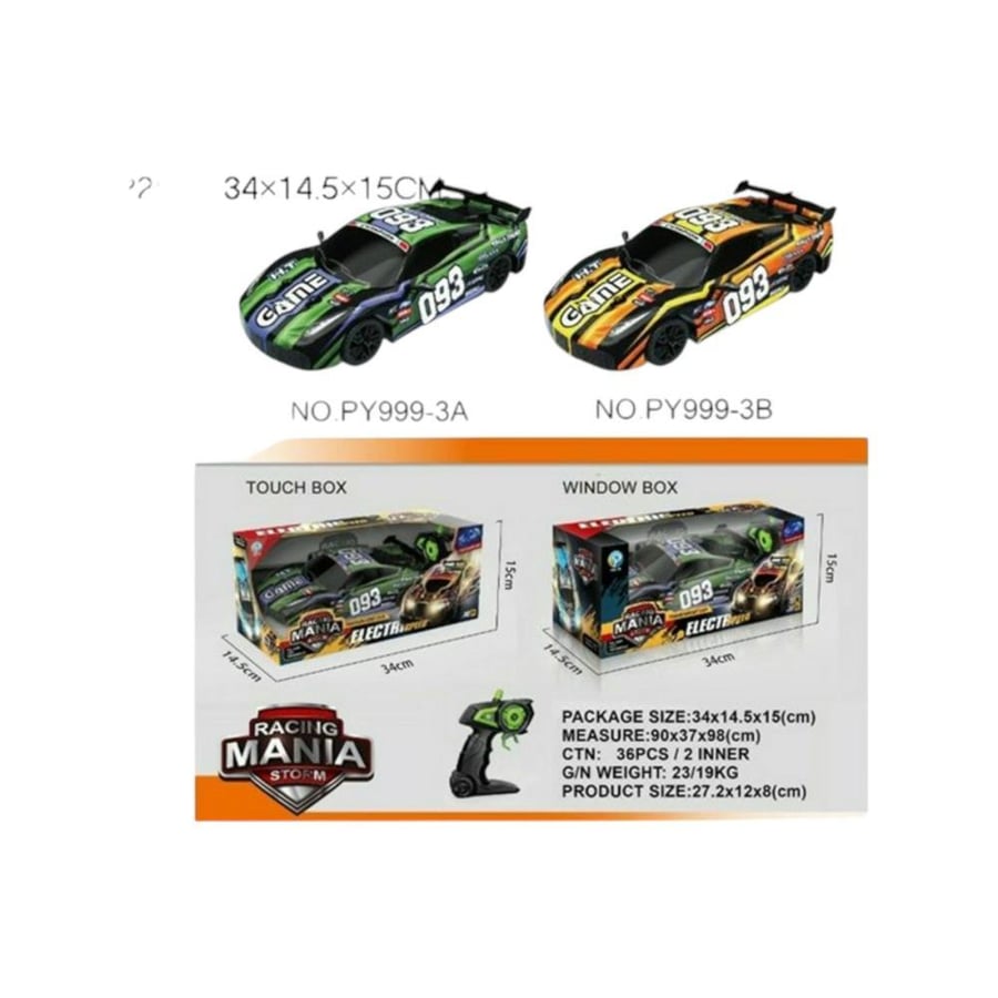Racing car "Racing Mania": speed and unique design with remote control