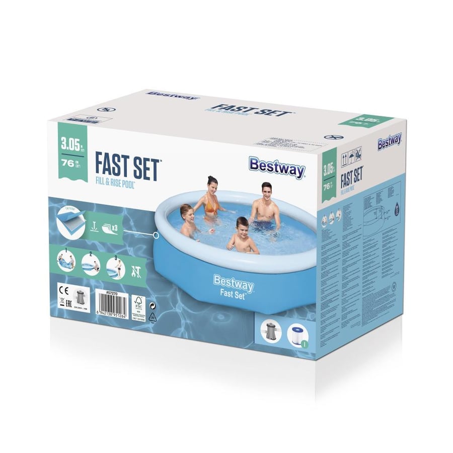 مسبح العائلة فاست ست من Bestway - استمتعوا بمتعة الصيف الفورية dd