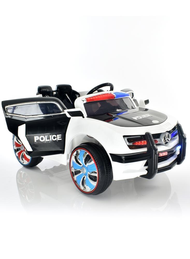 Electric car for children police design