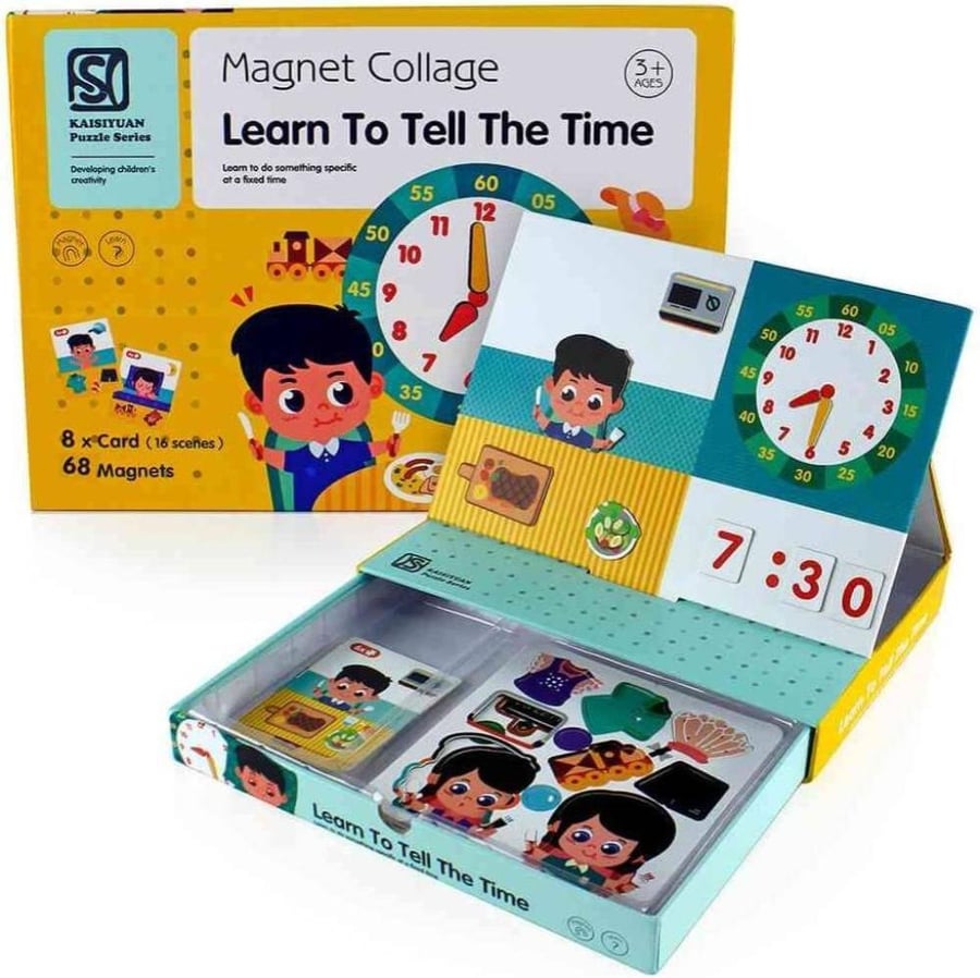 Puzzle learn knowing the time
