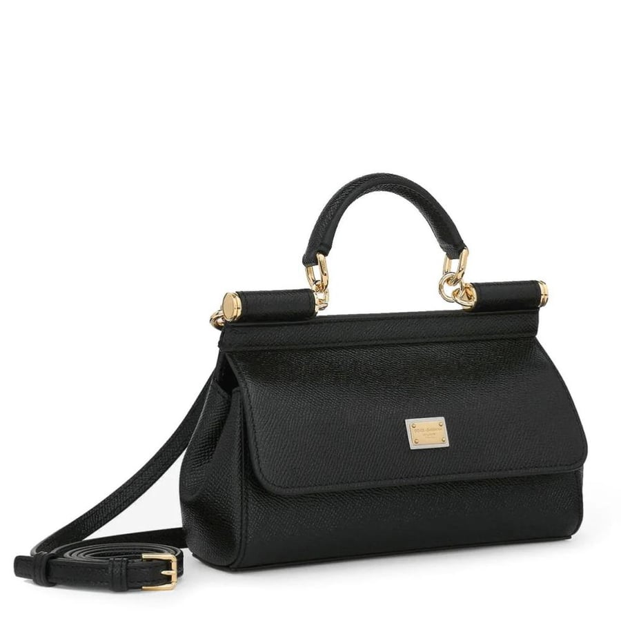 شنطة دولتشي  blackDauphine mini top-handle bag