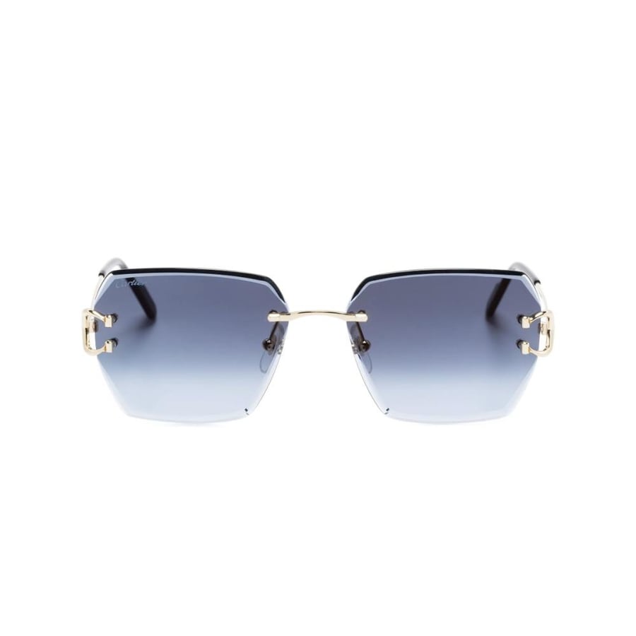 نظارة كارتييه Cartier Eyewear Signature C square-shape sunglasses