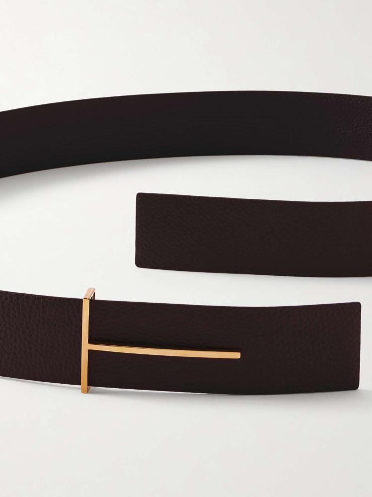 حزام توم فورد Full-Grain Leather Belt