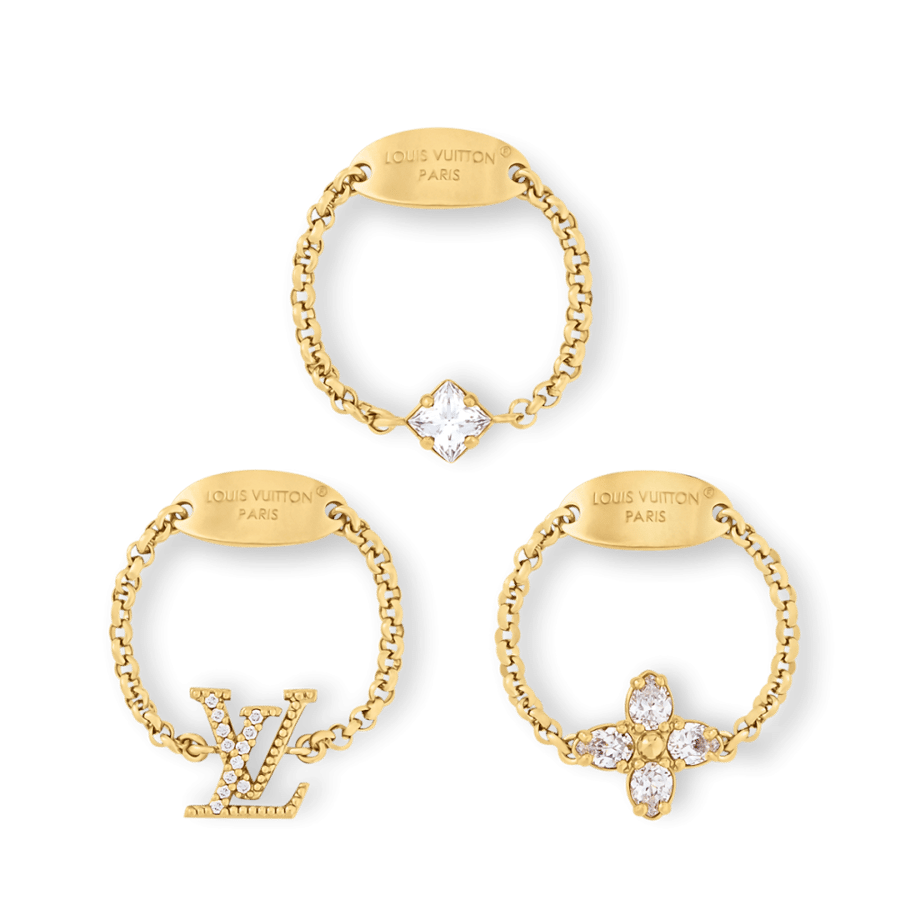 خاتم لويس فيتون Lady LV Ring Set