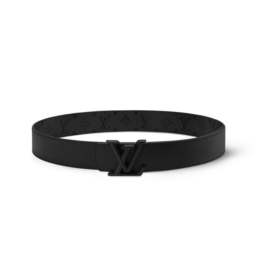 حزام لويس فيتون رجالي LV Dimension Monogram Midnight 40mm Reversible Belt
