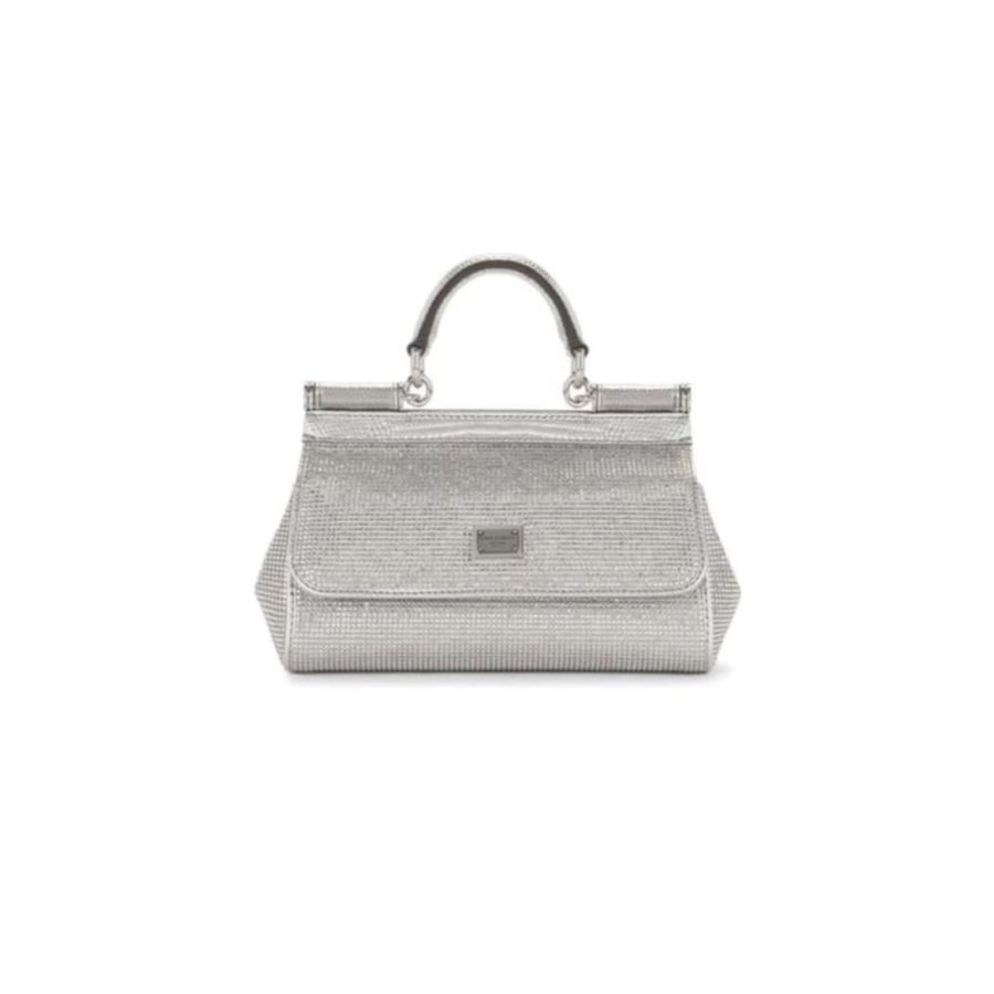 Dolce & Gabbana mini bag, 'Sicily' small bag, 'Kim Dolce & Gabbana' satin with top handle