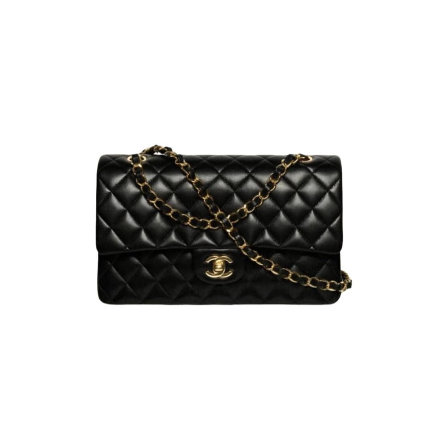 شنطة شانيل CLASSIC 11.12 HANDBAG   Lambskin  Black