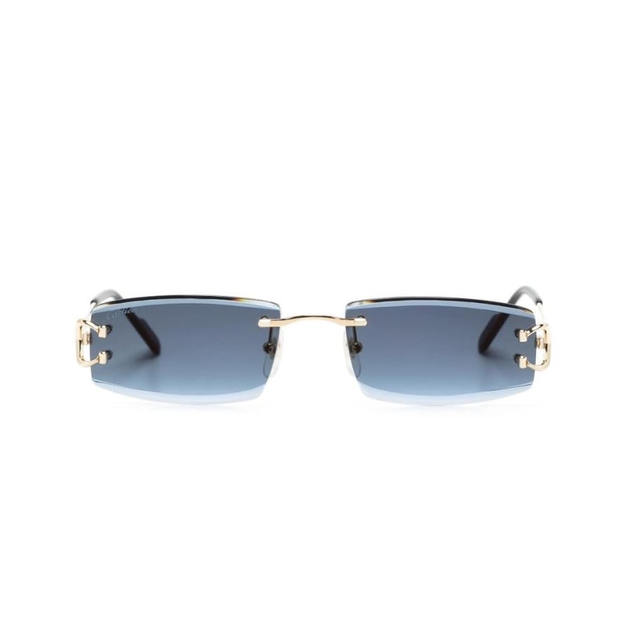 نظارة كارتييه Cartier Eyewear rectangle-frame sunglasses