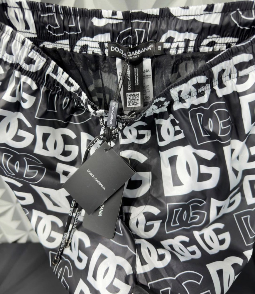 شورت D&G اسود وأبيض