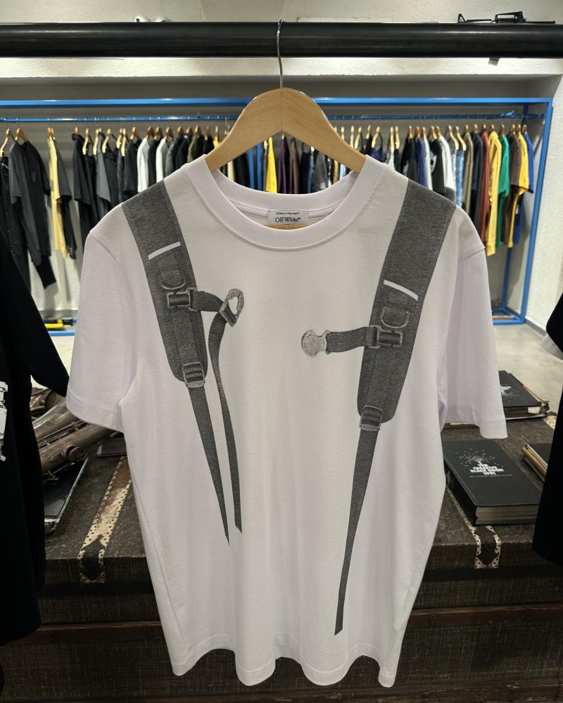 تيشيرت اوف وايت ابيض Off white T-shirt