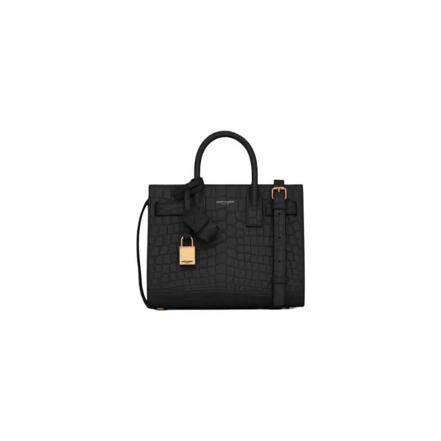 شنطة سان لوران نانو SAINT LAURENT Cassandre Chain Clutch in Lambskin Leather