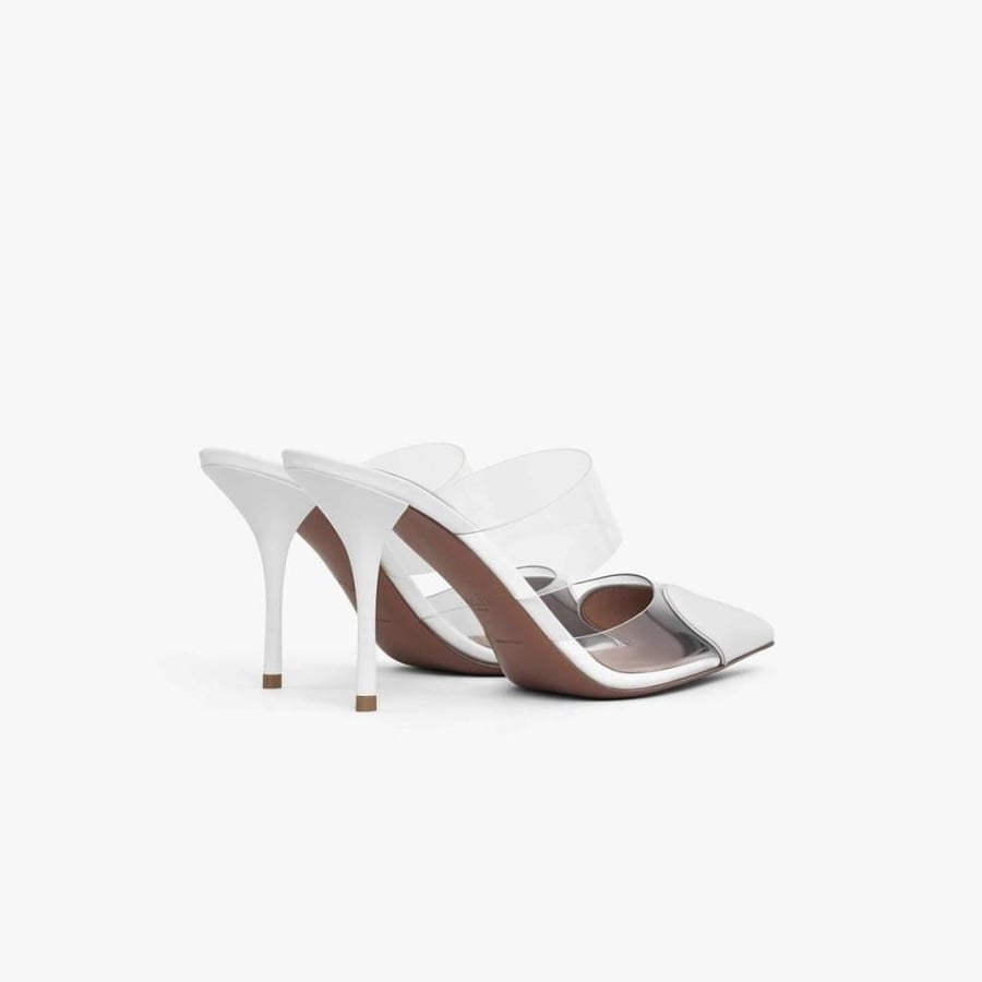 كعب الايا LE CŒUR MULES IN PATENT CALFSKIN