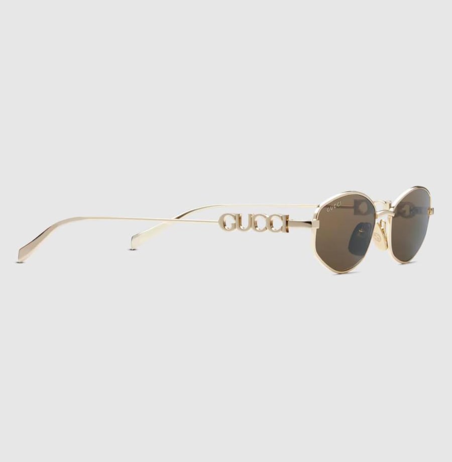 نظارة قوتشي Frameless oval sunglasses