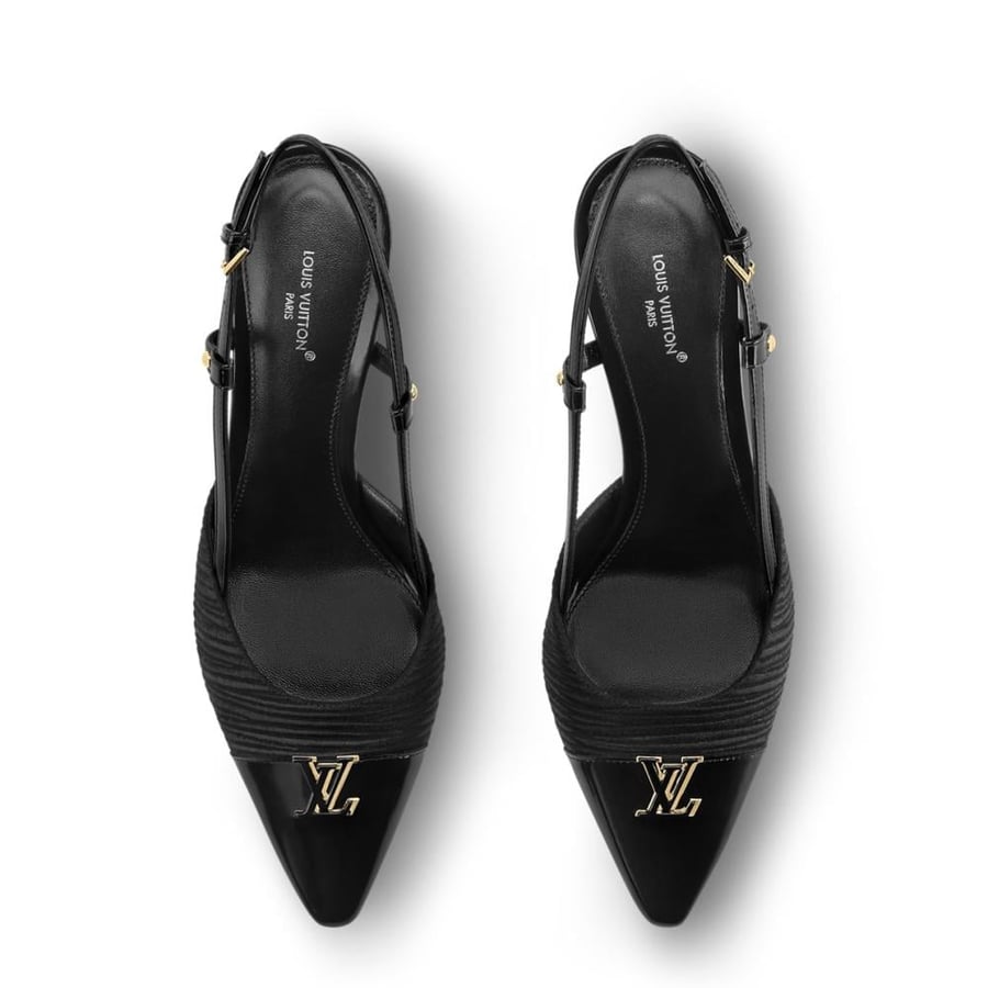 كعب لويس فيتون City shoe with back strap