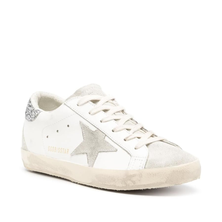 حذاء جولدن جوس GOLDEN GOOSE Women's Superstar 11353 star-applique low-top leather trainers