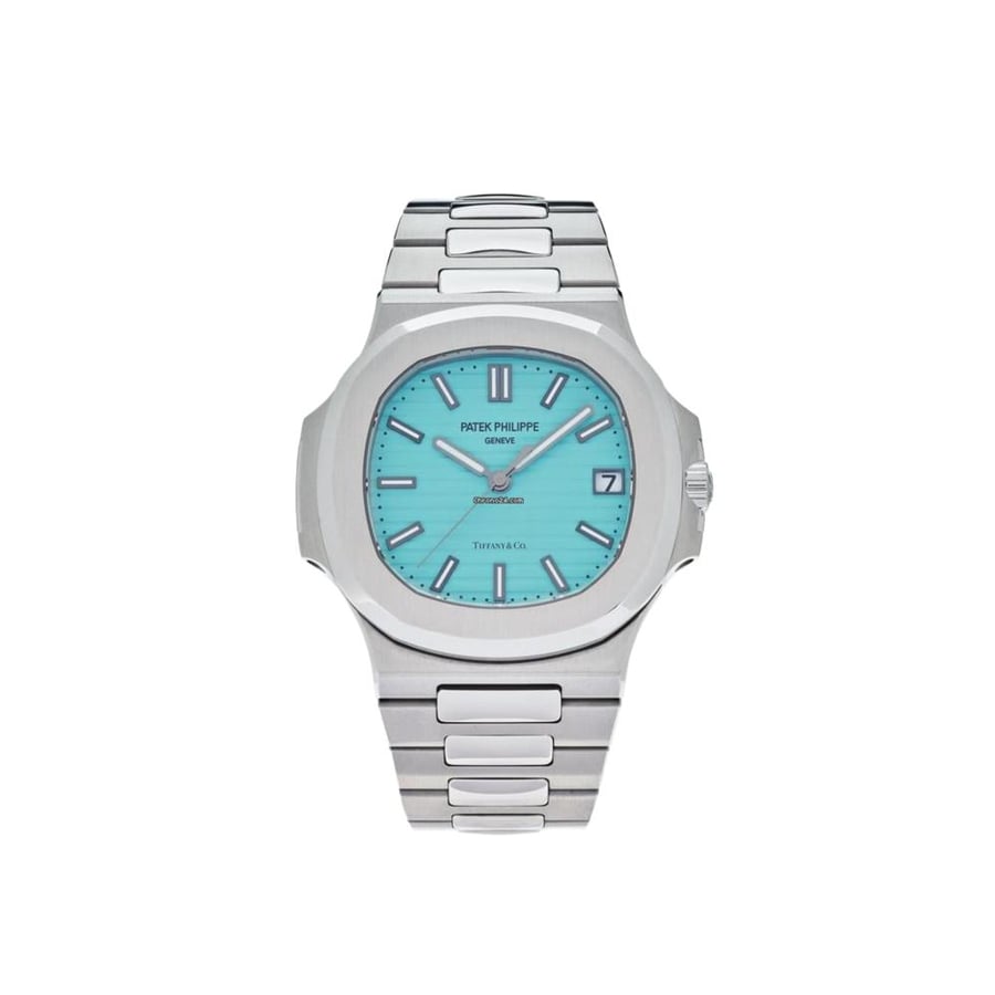 ساعة patek philippe بداخليه زرقاء