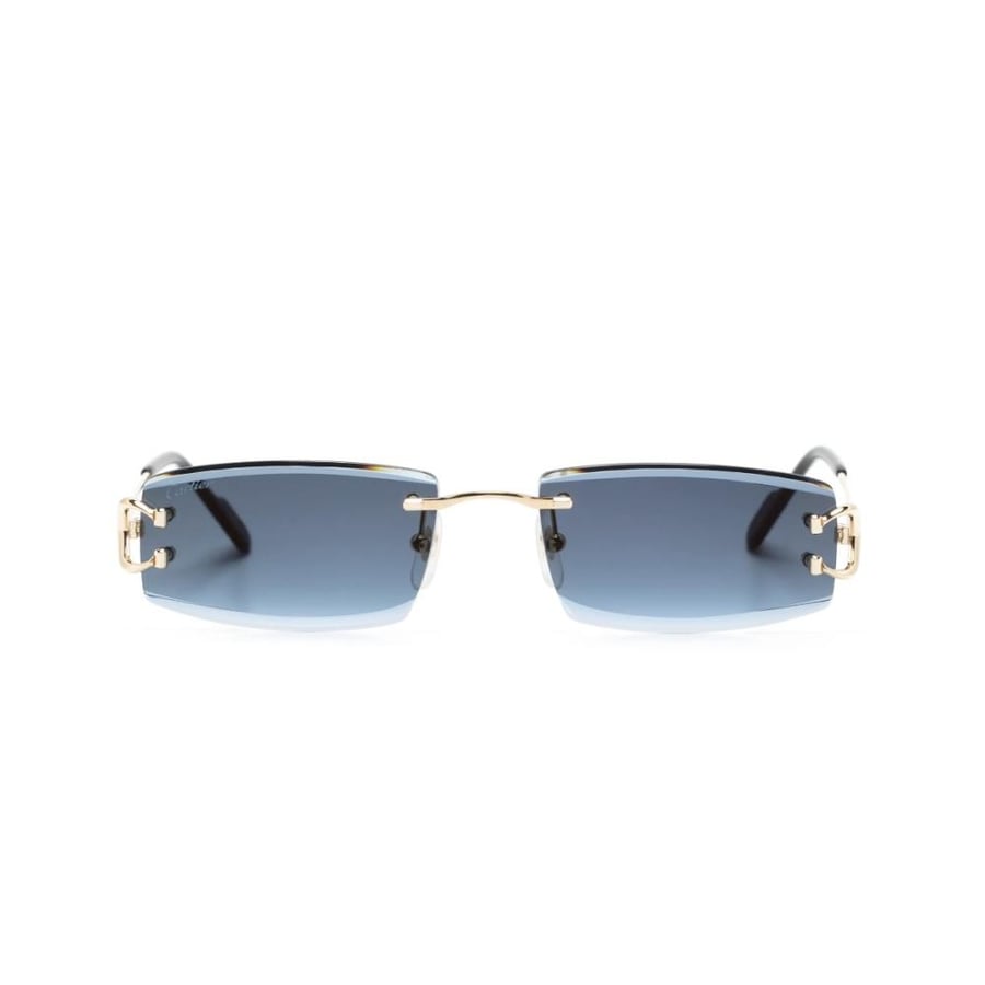 نظارة كارتييه Cartier Eyewear rectangle-frame sunglasses