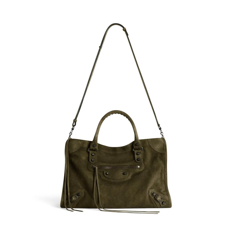 شنطة بالنسياقا WOMEN'S LE CITY BAG IN KHAKI