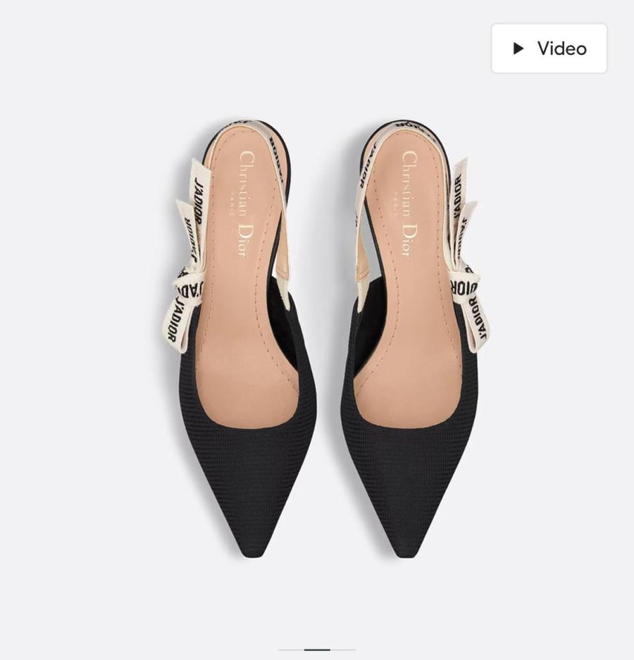 كعب ديور  بطول ٦.٥سم J'Adior Slingback Pump