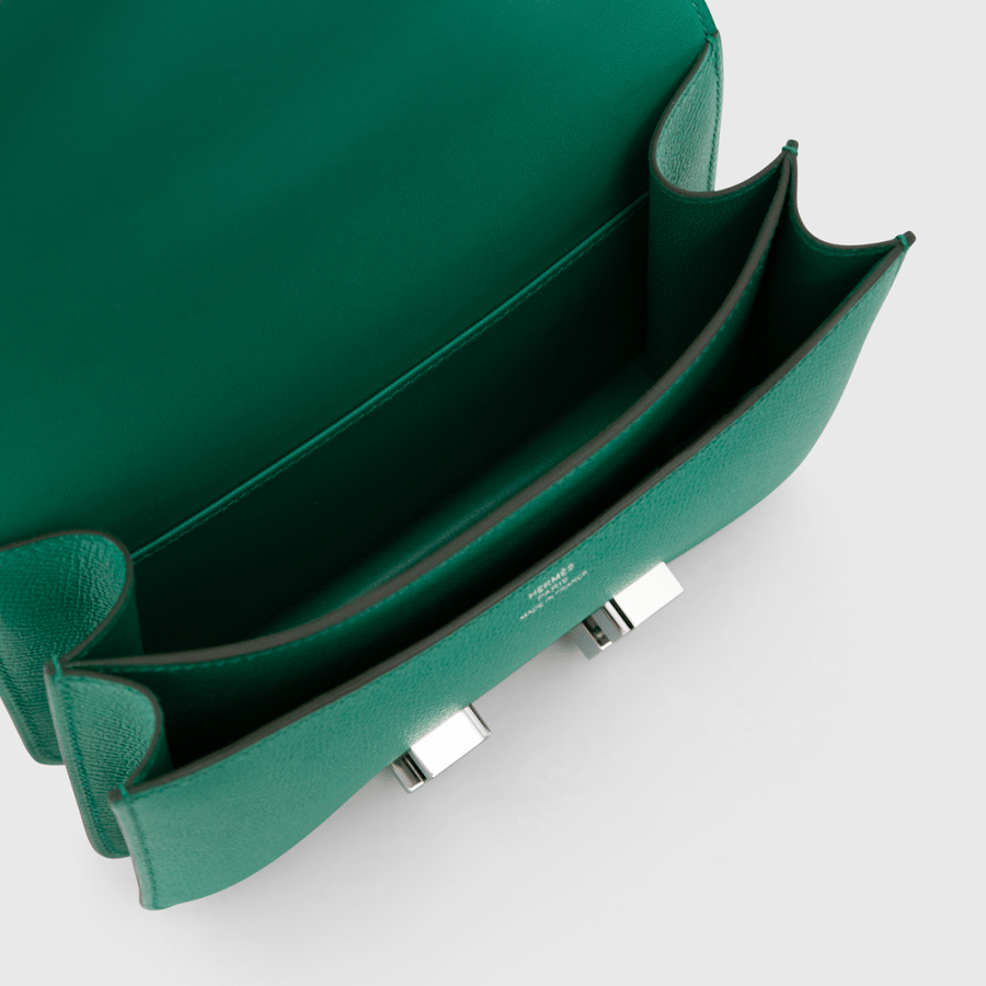 شنطة ارميز Hermès Constance 18 Vert Jade Epsom Palladium Hardware