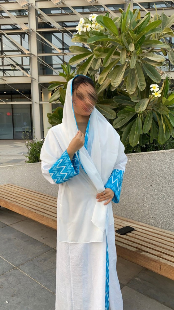 عبايه بقماش لينن مغسول _m283