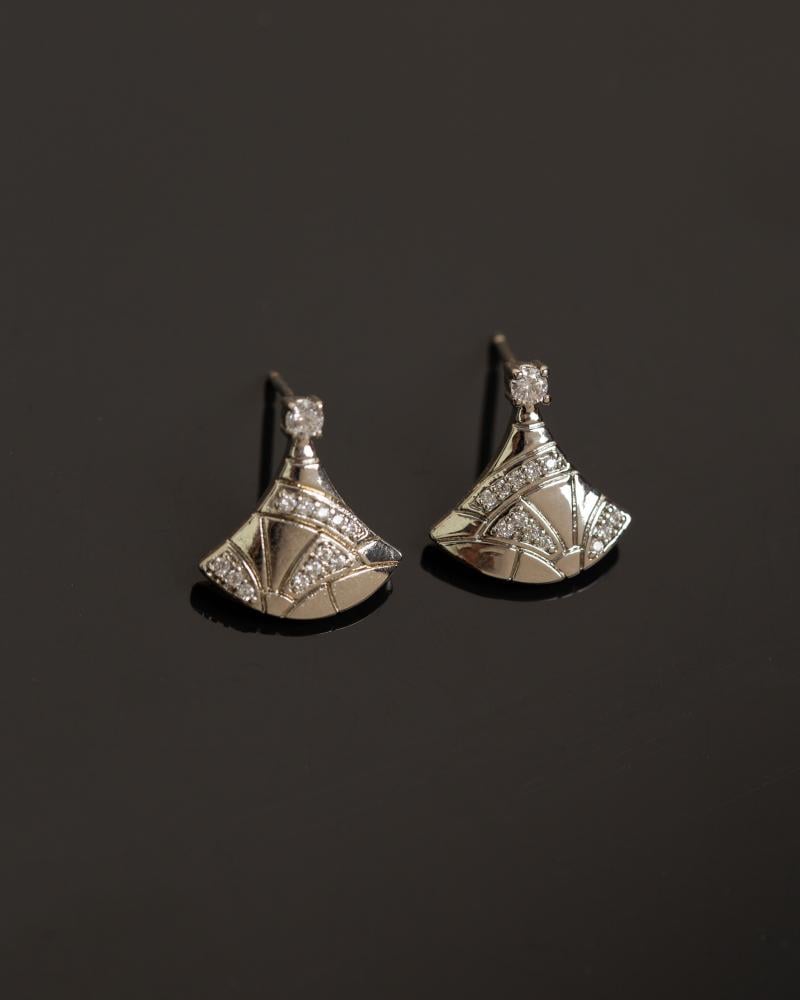 حلق بولغاري ديزاين مطلي ذهب ماركة Elegance Lovers