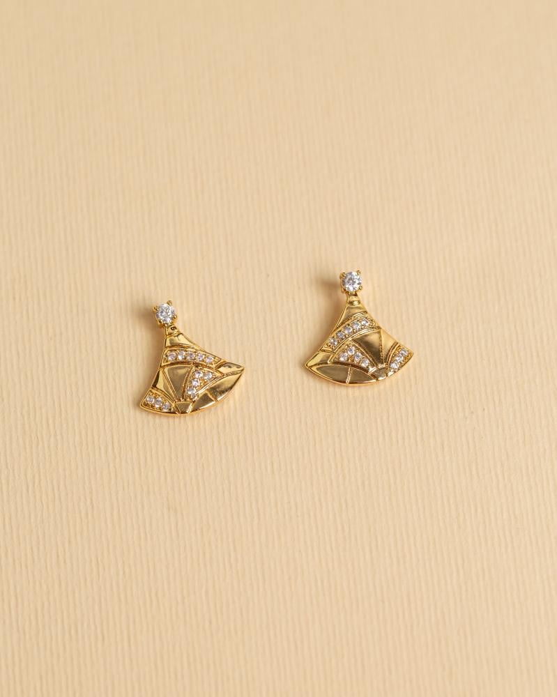 حلق بولغاري ديزاين مطلي ذهب ماركة Elegance Lovers