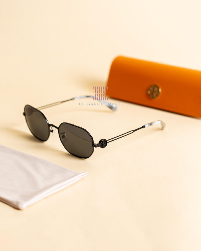 نظارة شمسية نسائية ماركة توري بورش TY6113 Shiny Black
