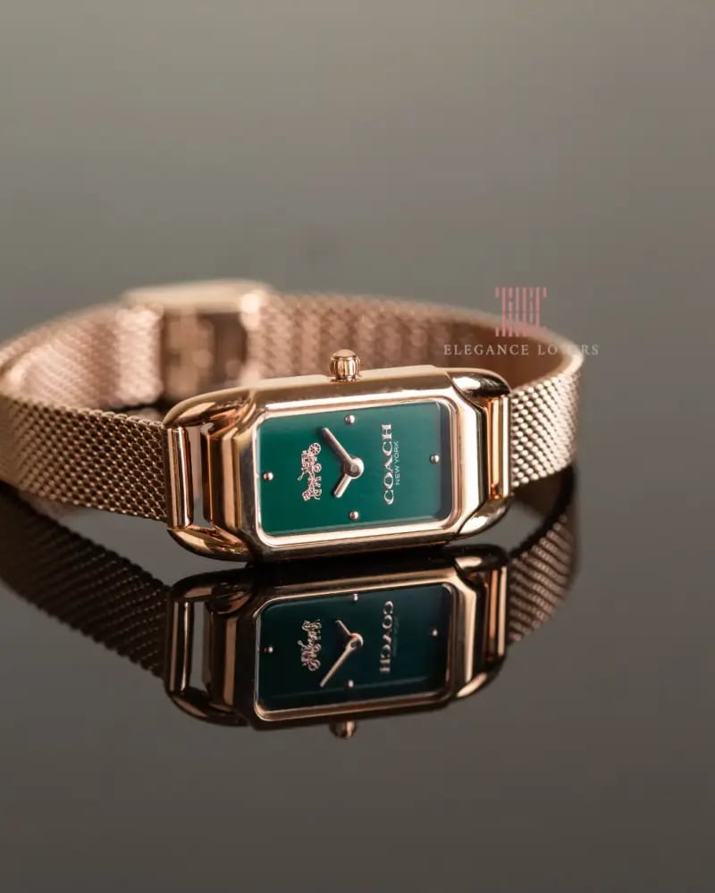 ساعة نسائية ماركة كوتش Cadie Rose Gold/Green
