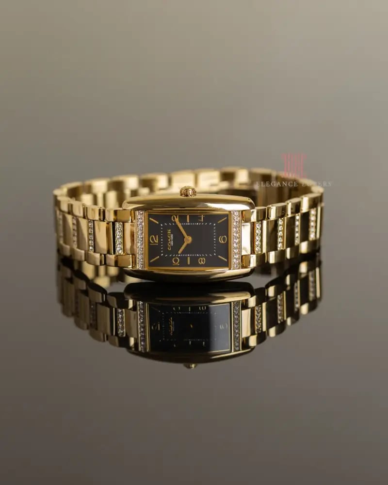 ساعة نسائية ماركة كوتش Reese Gold Black Dial
