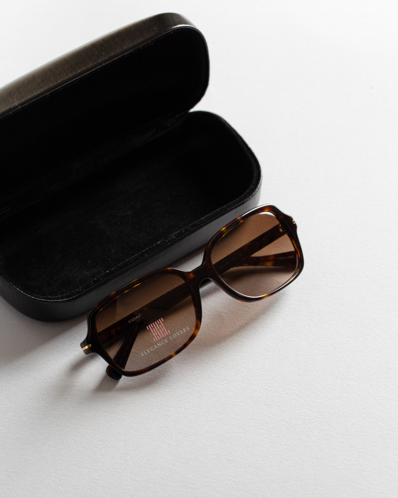 Women's sunglasses brand Coach - Dual C Brown