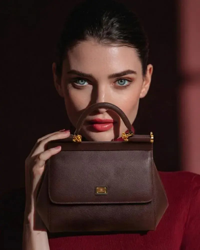 شنطة نورا جلد طبيعي إيطالي ماركة Elegance Lovers