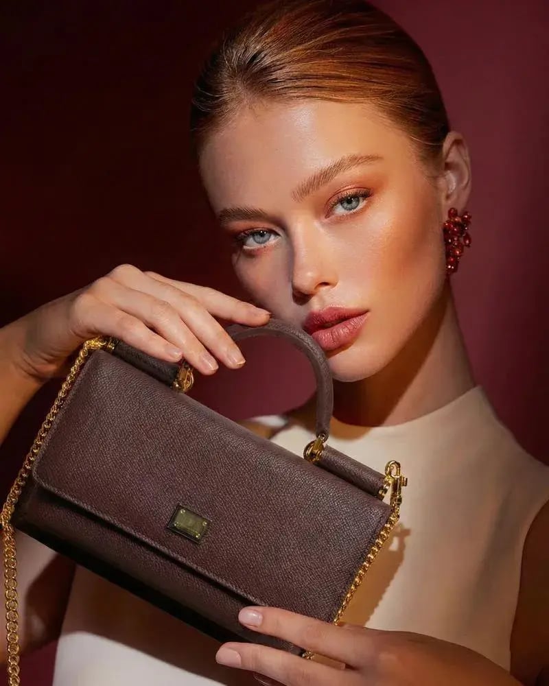 شنطة دانه جلد طبيعي إيطالي ماركة Elegance Lovers