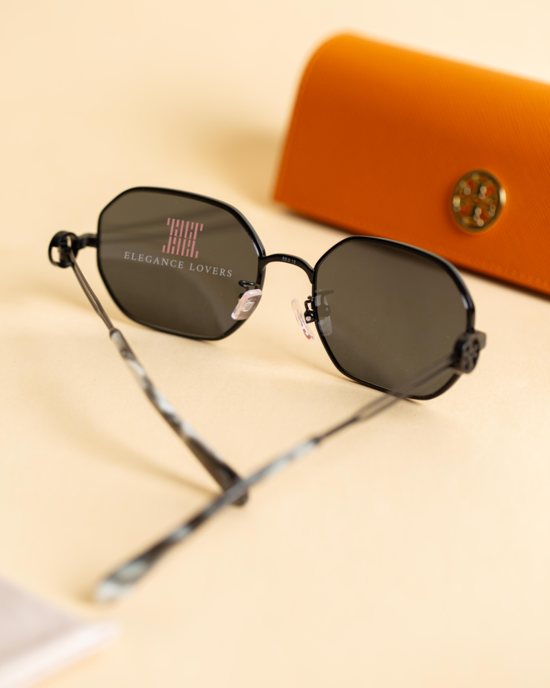 نظارة شمسية نسائية ماركة توري بورش TY6113 Shiny Black