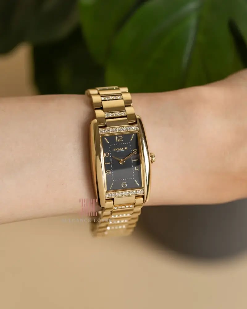 ساعة نسائية ماركة كوتش Reese Gold Black Dial