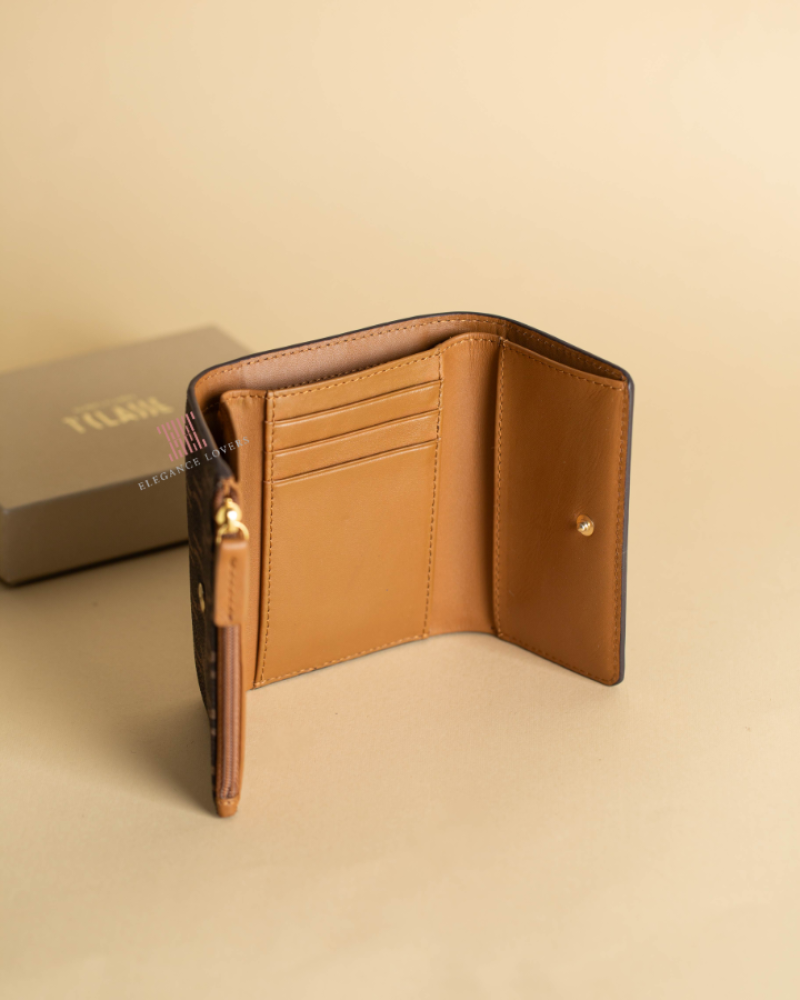 محفظة نسائية ماركة الفيرو مارتيني Brown Logo Small