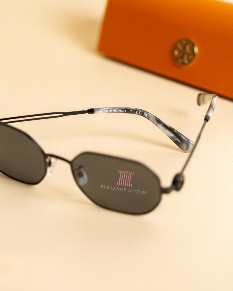 نظارة شمسية نسائية ماركة توري بورش TY6113 Shiny Black