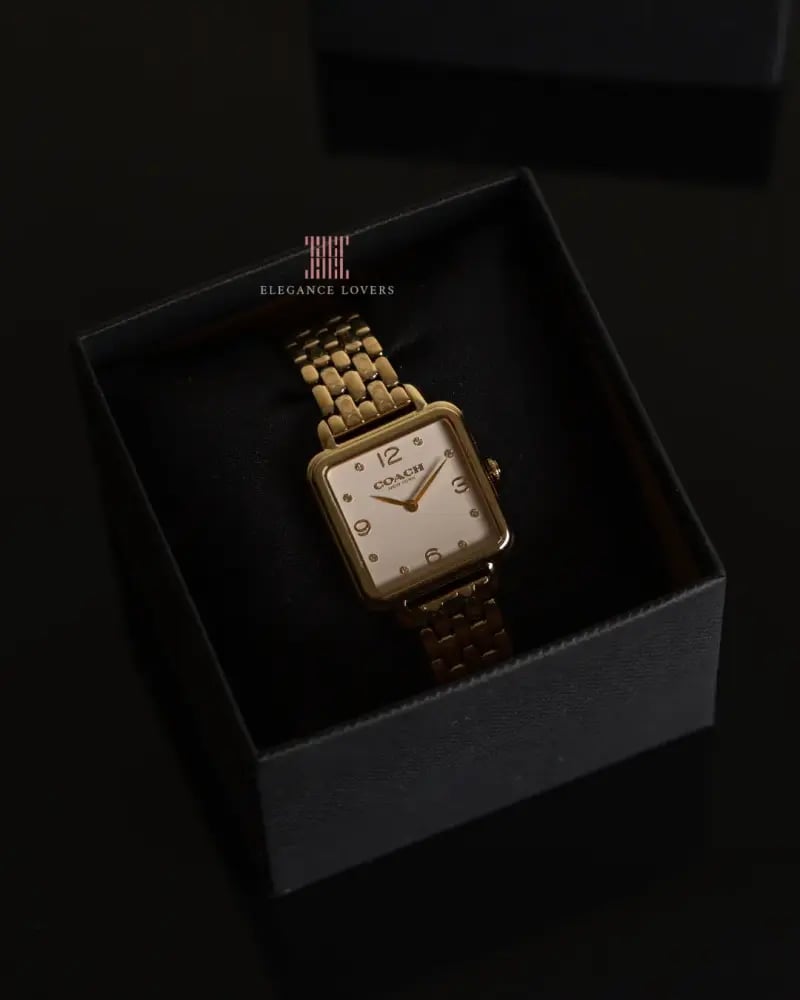 ساعة نسائية ماركة كوتش Champagne Gold