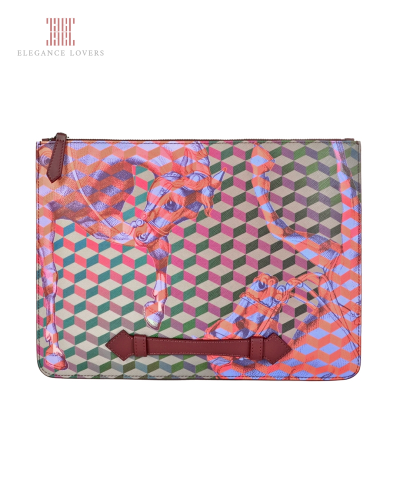 باوتش ماركة لوب نوار - MAXI POUCH Cheval Bordeaux